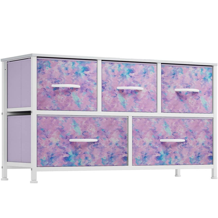 YitaHome 5-Drawer Fabric Dresser for $39