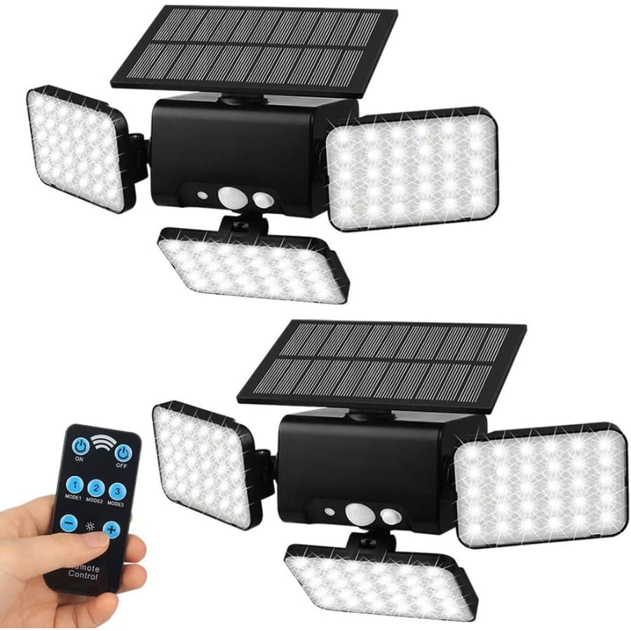 Aqonsie Solar Flood Light 2-Pack for $32 Aqonsie Solar Flood Light 2-Pack for $32