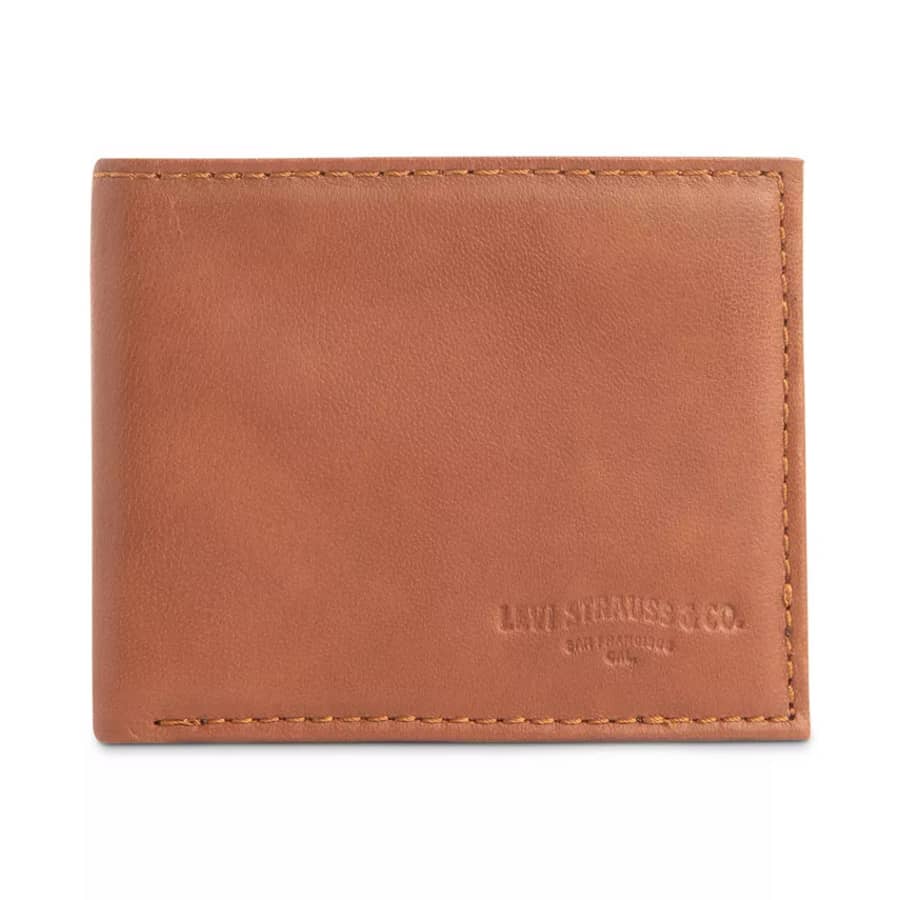 Levi's Men's Extra-Capacity Slimfold RFID Wallet for $17
