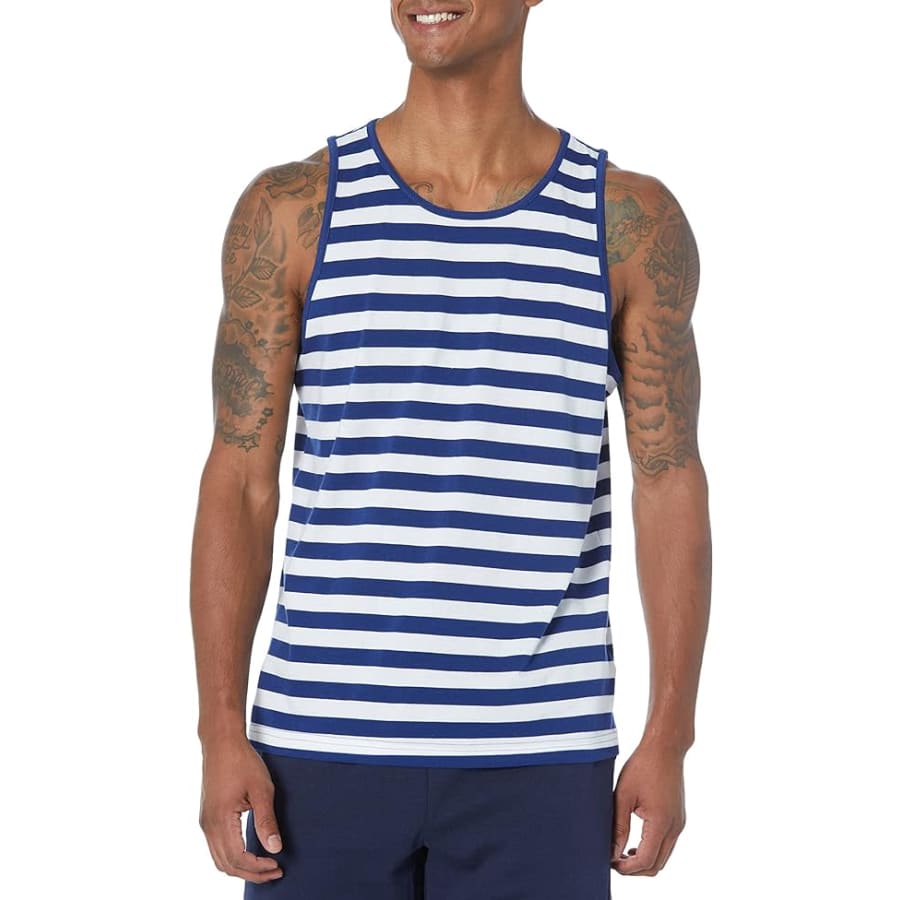 Amazon Essentials Men's Regular-Fit Tank Top for $4 Amazon Essentials Men's Regular-Fit Tank Top for $4
