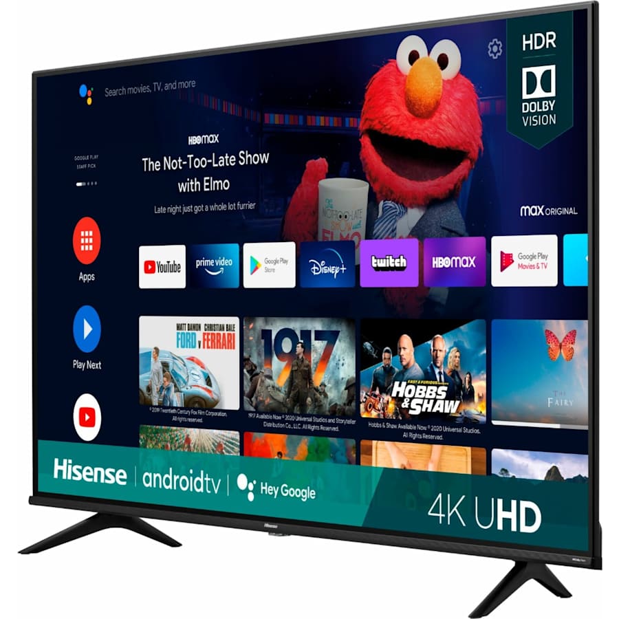 Hisense A6G Series 43A6G 43" 4K HDR LED UHD Android Smart TV (2021) for $279