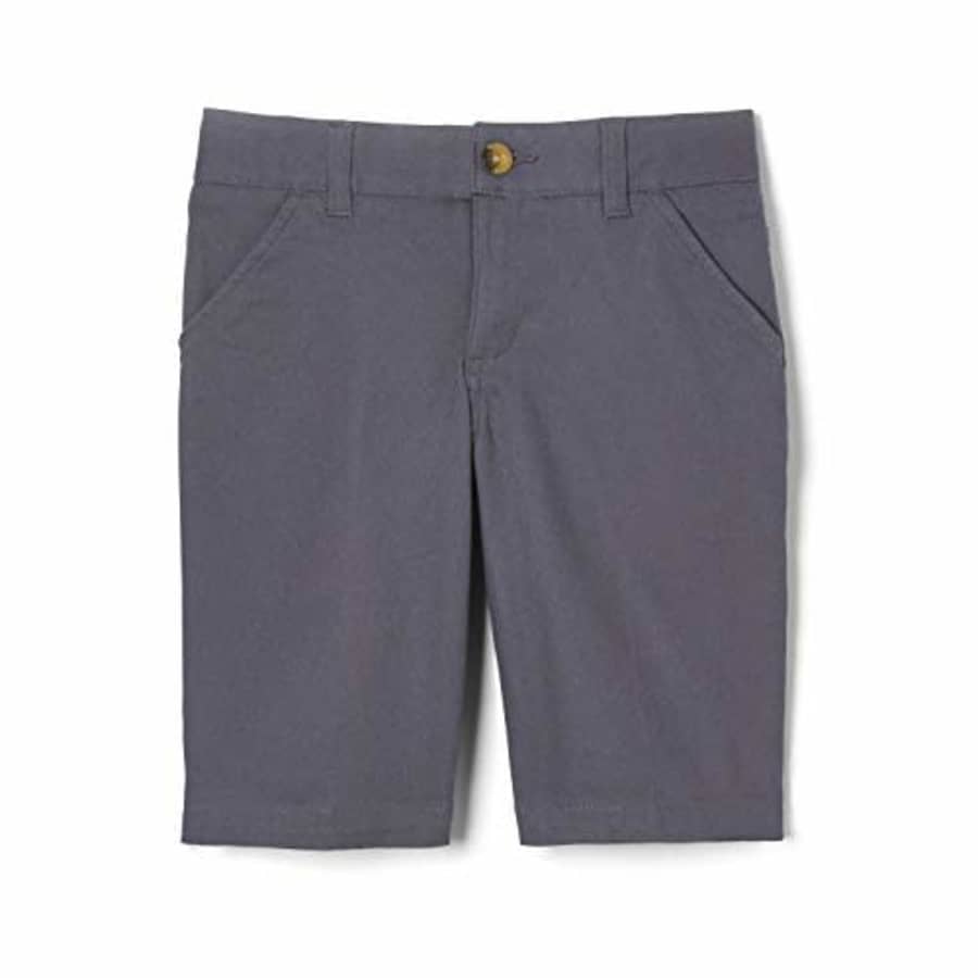 French Toast Girls' Adjustable Waist Stretch Twill Bermuda Short (Standard & Plus), School Uniform for $14