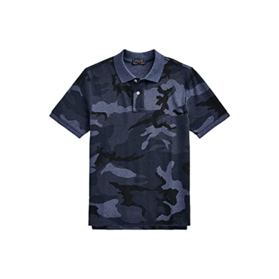 Polo Ralph Lauren Boy's Camo Cotton Mesh Polo Shirt (Big Kids) Blue Camo LG (14-16 Big Kid) for $46 Polo Ralph Lauren Boy's Camo Cotton Mesh Polo Shirt (Big Kids) Blue Camo LG (14-16 Big Kid) for $46