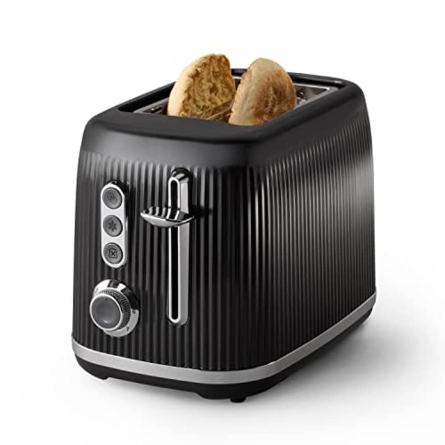 Oster Retro 2-Slice Toaster with Quick-Check Lever, Extra-Wide Slots, Impressions Collection, Black for $50