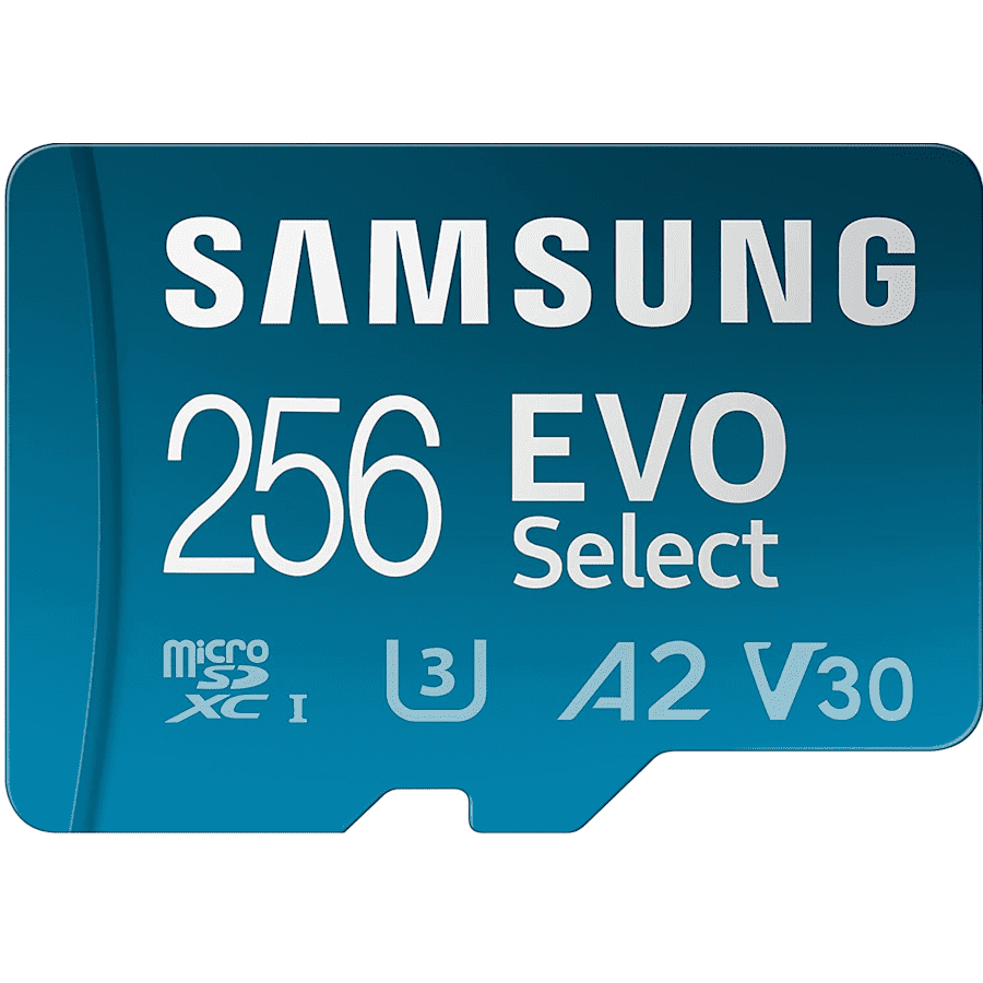 Samsung Evo Select 256GB microSD Memory Card + Adapter for $24 Samsung Evo Select 256GB microSD Memory Card + Adapter for $24