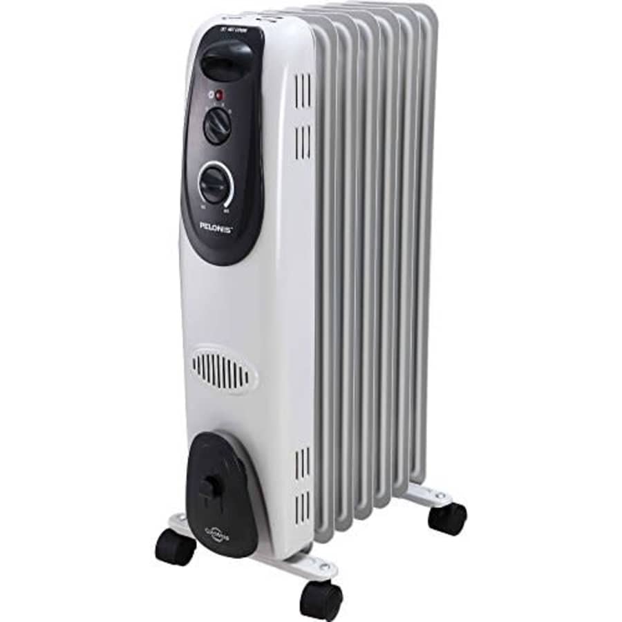 Pelonis Automatic Ultra Quiet 7 Fin, Oil-Filled Electric Radiator Heater with Adjustable Thermostat for $115 Pelonis Automatic Ultra Quiet 7 Fin, Oil-Filled Electric Radiator Heater with Adjustable Thermostat for $115