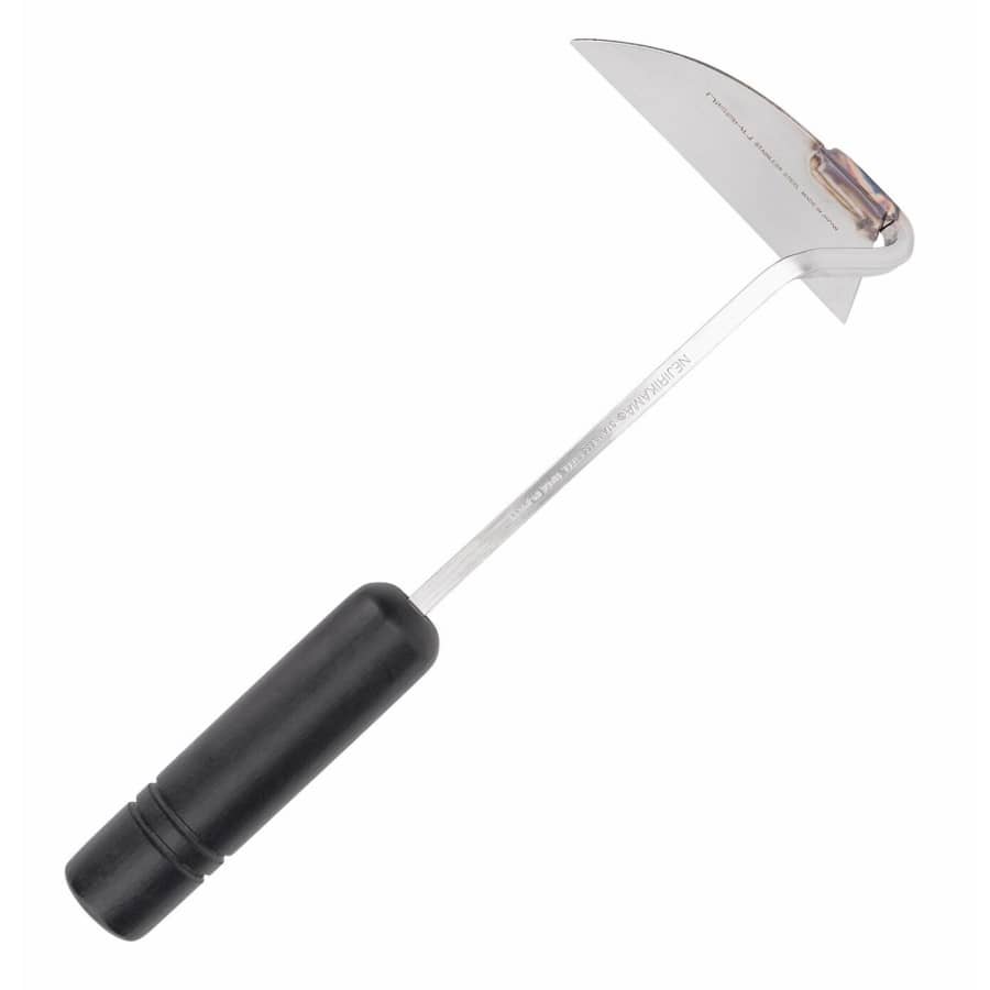 Nisaku Nejiri Gama Japanese Stainless Steel Sickle Hoe for $7