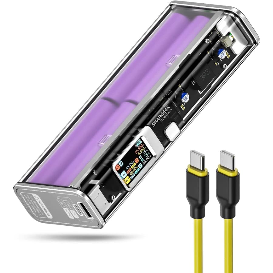Shargeek Storm2 Slim 130W 20,000mAh Portable Power Bank for $110 Shargeek Storm2 Slim 130W 20,000mAh Portable Power Bank for $110