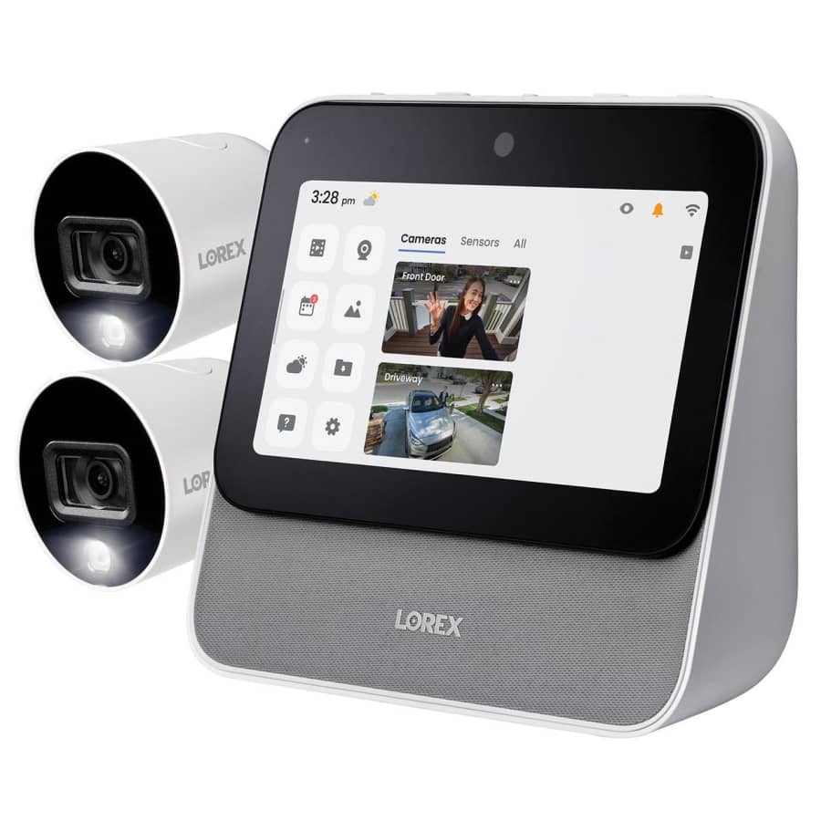 Lorex Home Center Security System w/ 2 1080p Outdoor WiFi Cameras for $299 for members