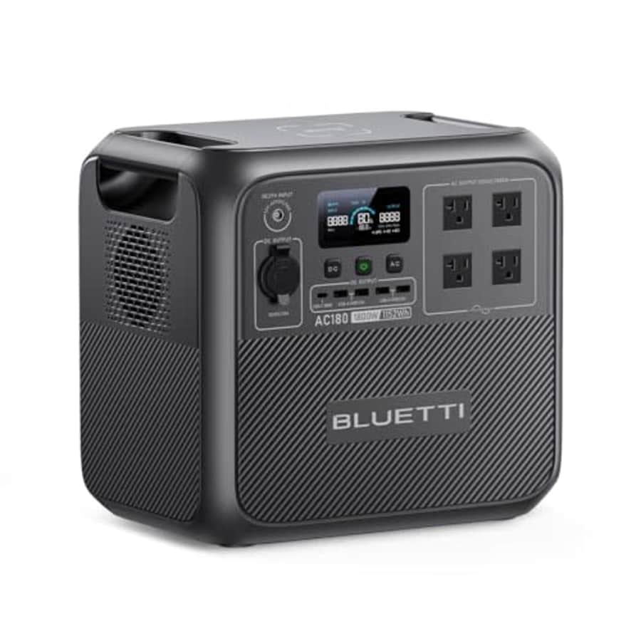 Bluetti AC180 1,152Wh Portable Power Station for $999 Bluetti AC180 1,152Wh Portable Power Station for $999