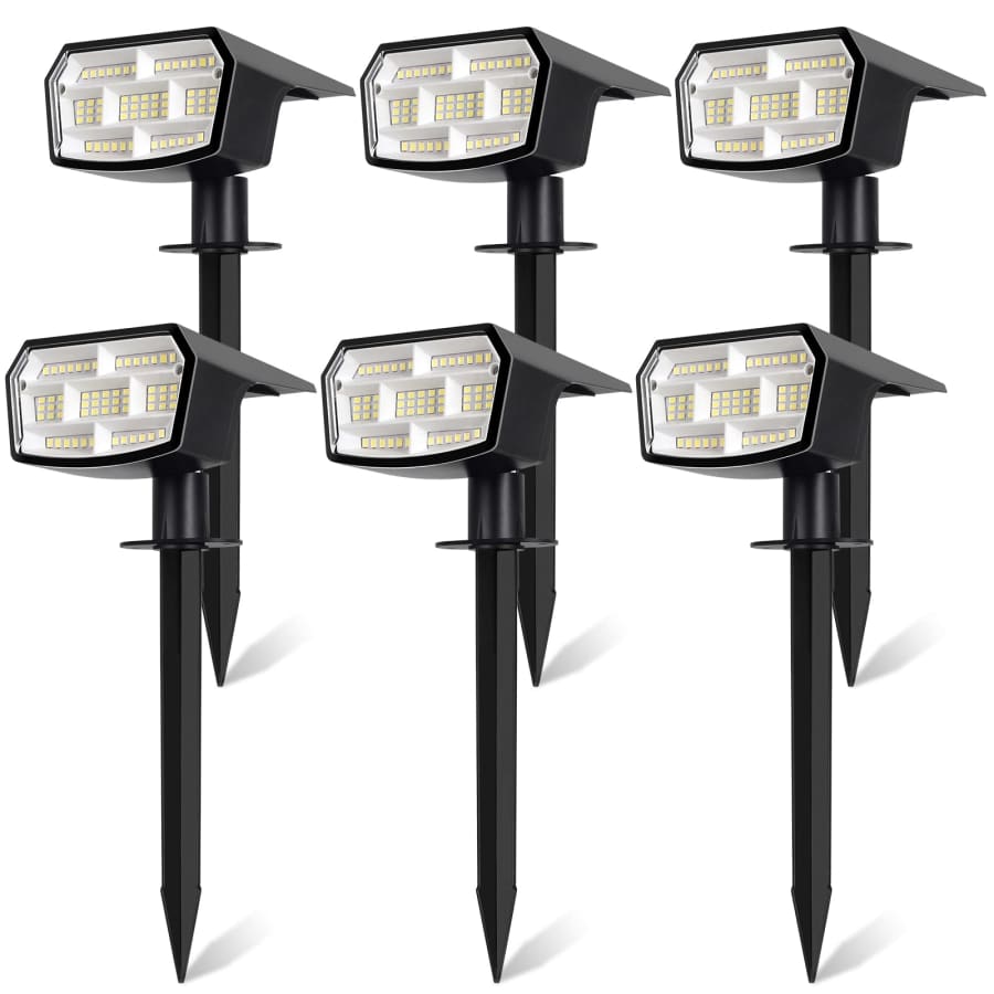 LED Solar Spot Light 6-Pack for $40