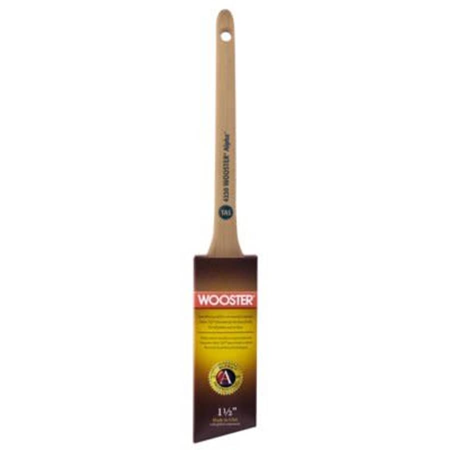 Wooster Alpha Thin Angle Sash Paint Brush, 1.5-In. for $15