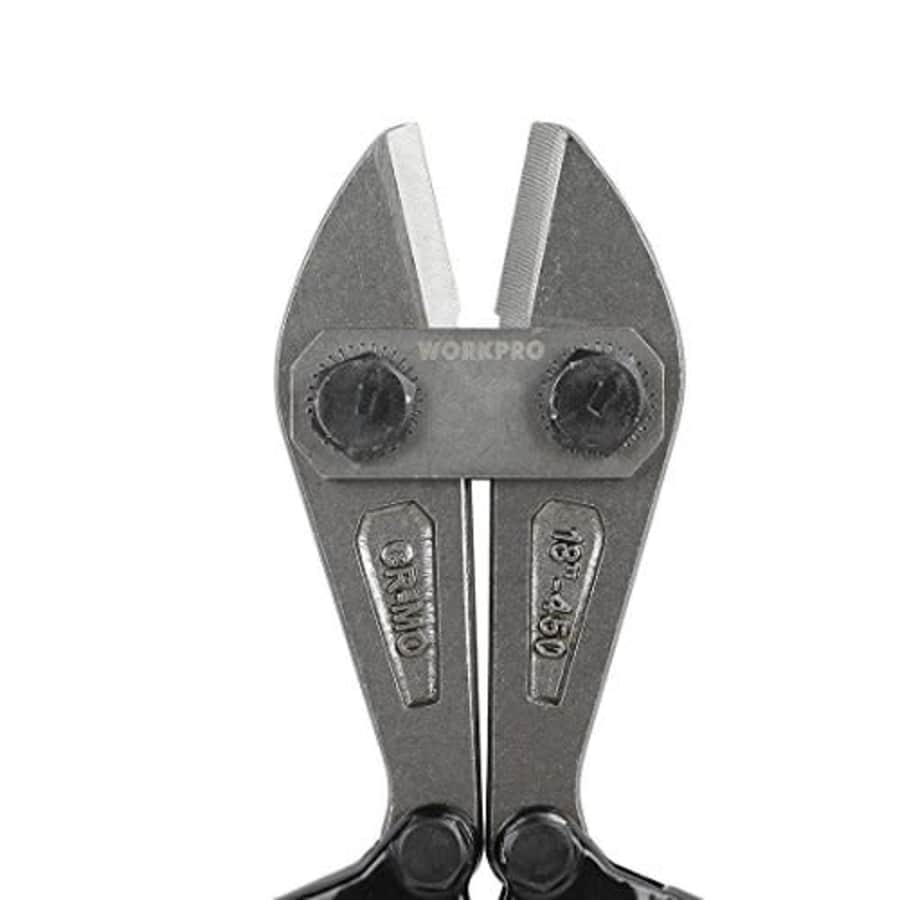 WORKPRO Bolt Cutter, Bi-Material Handle with Soft Rubber Grip, 18", Chrome Molybdenum Steel Blade, for $26