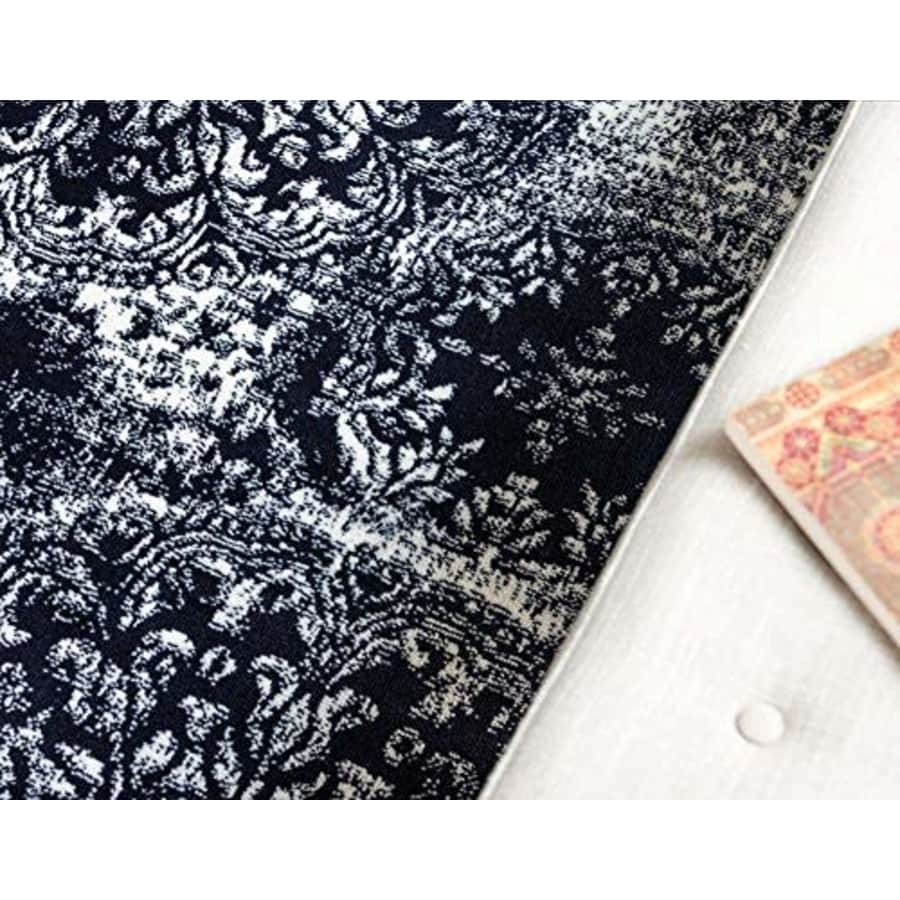 Unique Loom Sofia Traditional Area Rug, 6' 0 x 9' 0, Navy Blue for $53