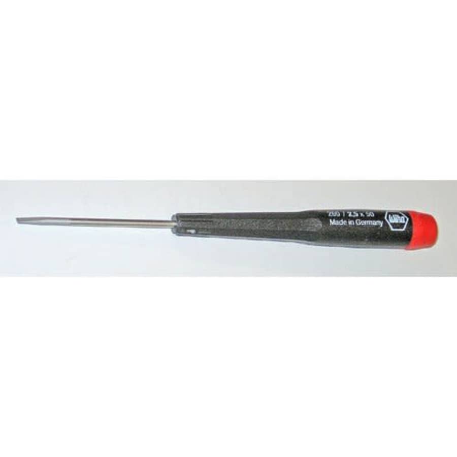 Wiha Tools Wiha 26025 2.5mm x 50mm Slotted Screwdriver for $16