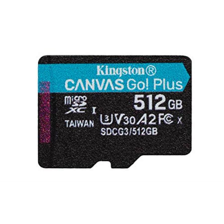 Kingston Canvas Go! Plus 512 GB Class 10/UHS-I U3 microSDXC SDCG3512GBSP for $50 Kingston Canvas Go! Plus 512 GB Class 10/UHS-I U3 microSDXC SDCG3512GBSP for $50