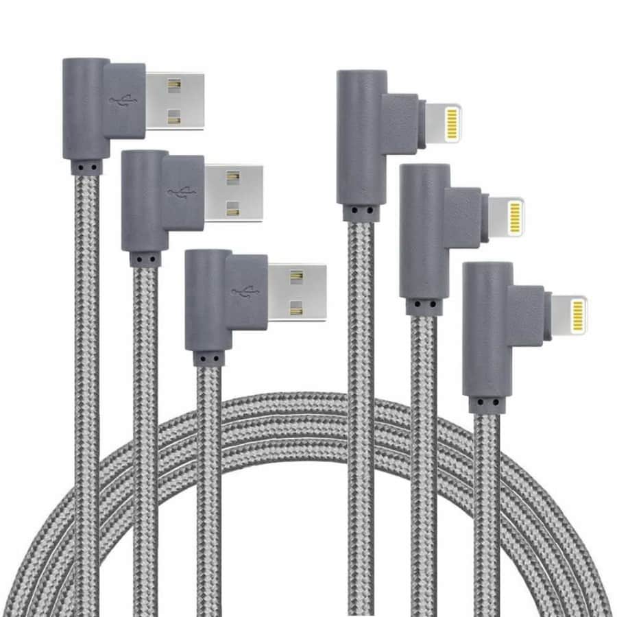 Apfen 10-Foot MFi Certified Lightning Cable 3-Pack for $13