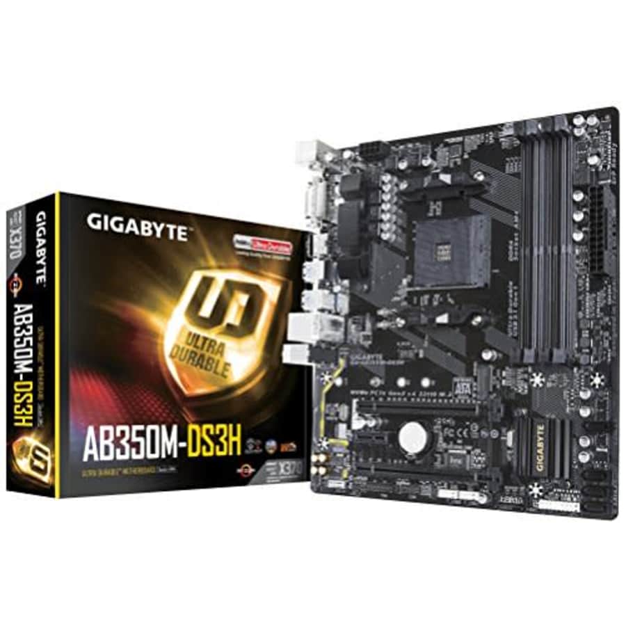 GIGABYTE GA-AB350M-DS3H (AMD Ryzen AM4/ B350/ 4x DDR4/ HDMI/ M.2/ SATA/ USB 3.1 Gen 1/ / RGB for $70 GIGABYTE GA-AB350M-DS3H (AMD Ryzen AM4/ B350/ 4x DDR4/ HDMI/ M.2/ SATA/ USB 3.1 Gen 1/ / RGB for $70