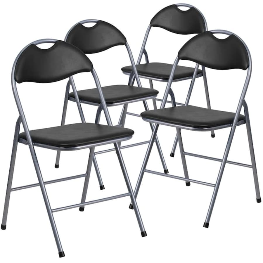 Flash Furniture Standard Folding Chair 4-Pack for $82