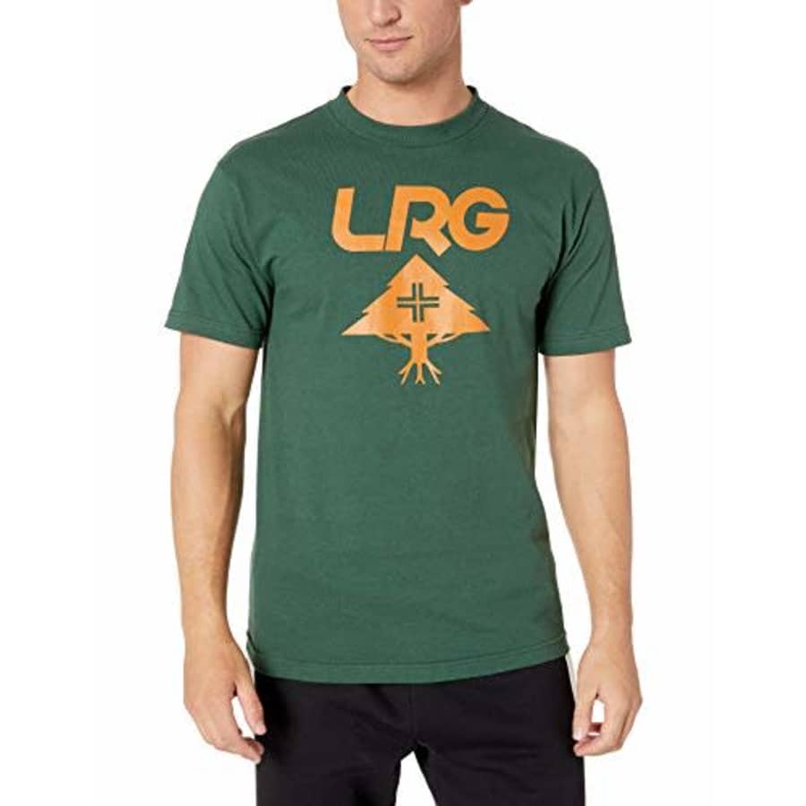 LRG Men's Lifted Research Collection Graphic Design T-Shirt, Forest Green, S for $15