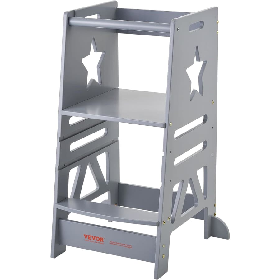 Vevor Kids' Bamboo Tower Step Stool for $31