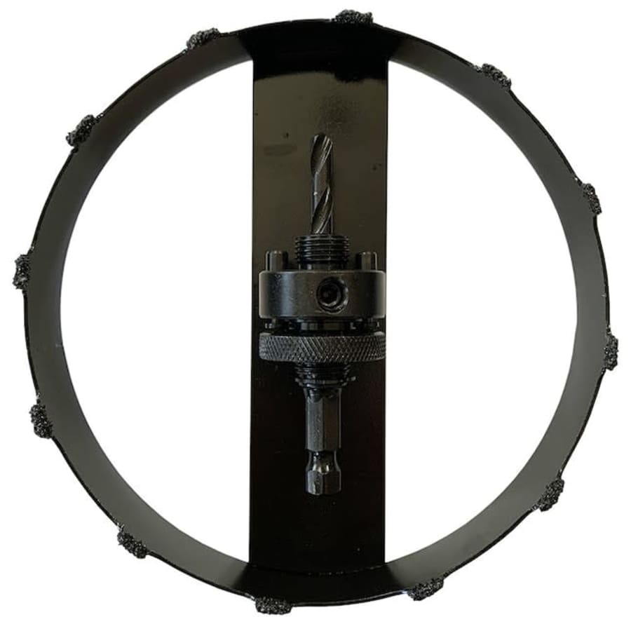 Kobalt 6-3/8" Carbide-grit Arbored Recessed Lighting Hole Saw for $20 Kobalt 6-3/8" Carbide-grit Arbored Recessed Lighting Hole Saw for $20