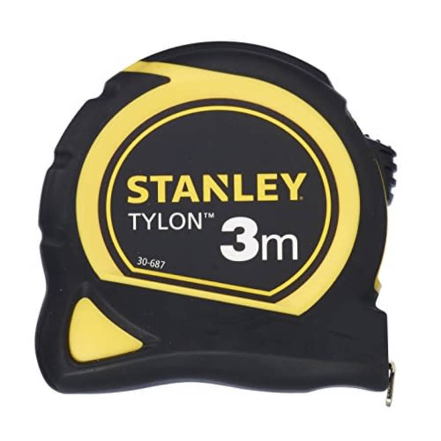 Stanley Tools Stanley 0-30-687" Tylon Tape Measure, Black/Yellow, 3 m/12.7 mm for $9