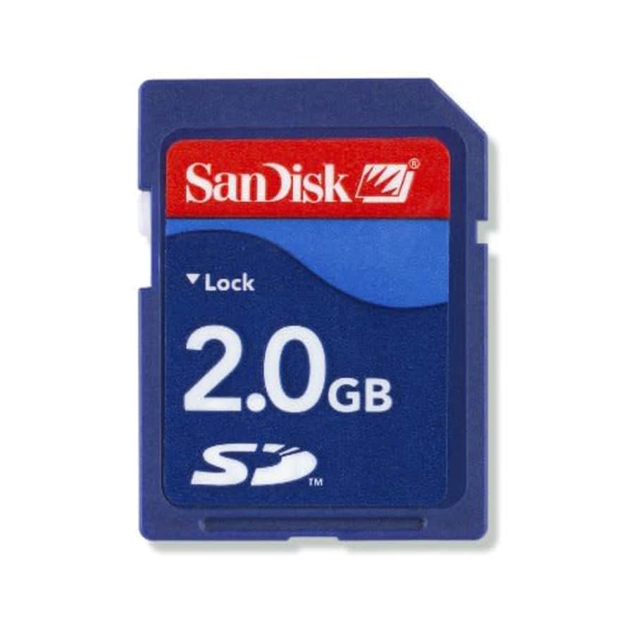SanDisk 2GB Class 4 SD Flash Memory Card- SDSDB-002G-B35 (Label May Change) for $53
