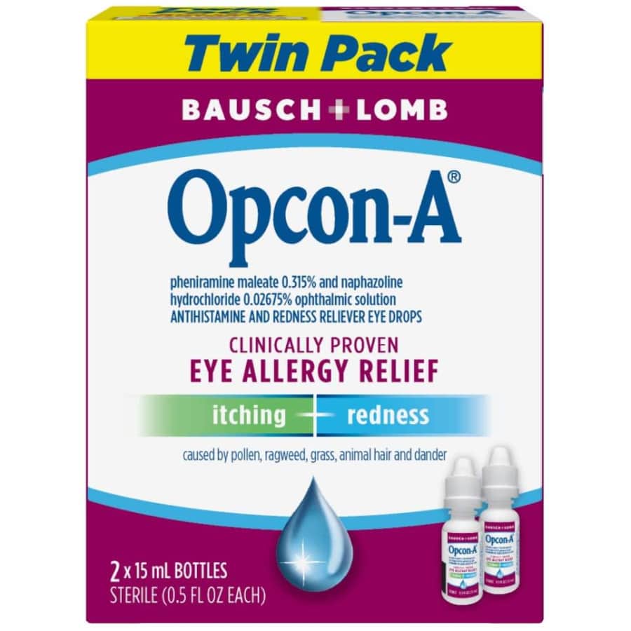 Bausch & Lomb Opcon-A Allergy Relief Eye Drops 2-Pack for $8.49 via Sub & Save Bausch & Lomb Opcon-A Allergy Relief Eye Drops 2-Pack for $8.49 via Sub & Save
