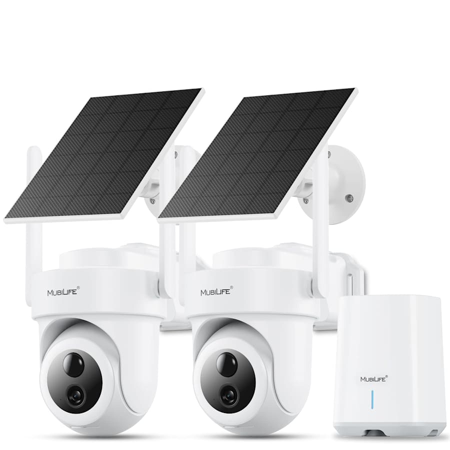 Mubilife Wireless Outdoor Security Camera 2-Cam Kit for $175
