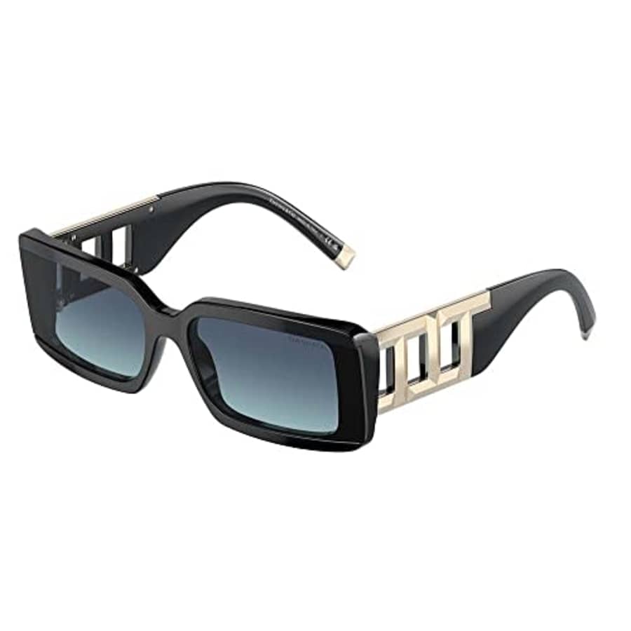 Tiffany & Co. Woman Sunglasses Black Frame, Azure Gradient Blue Lenses, 62MM for $169