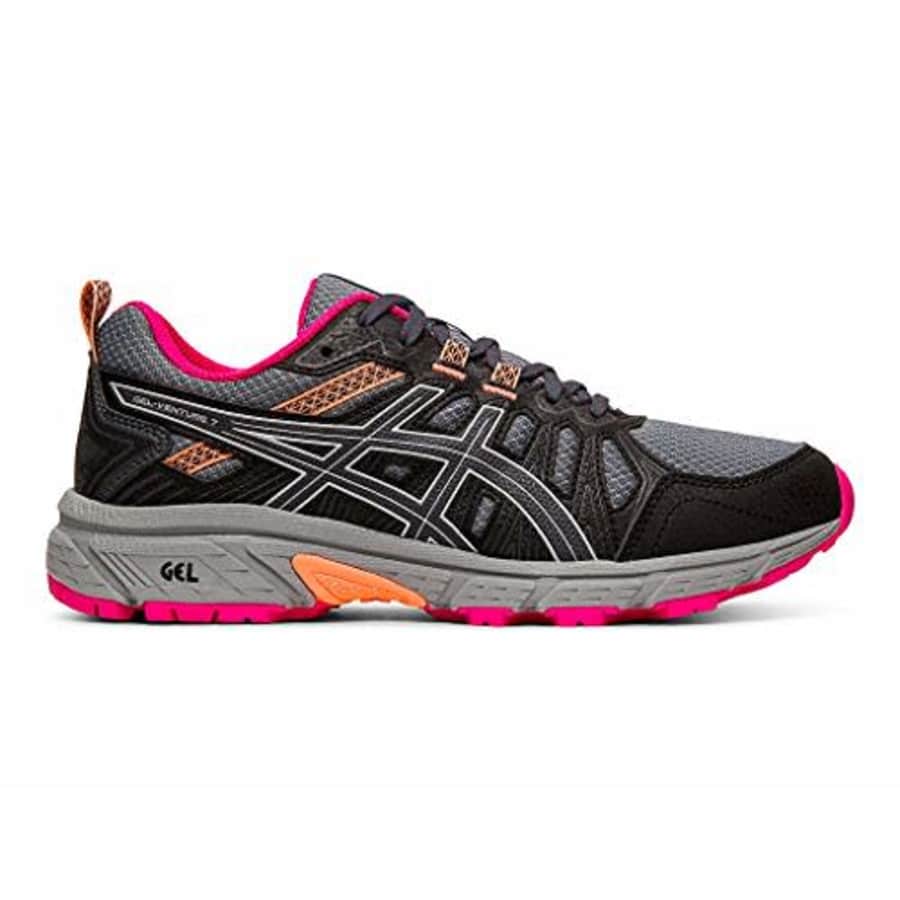 ASICS Women's Gel-Venture 7 (D) Shoes, 8W, Carrier Grey/Silver for $55