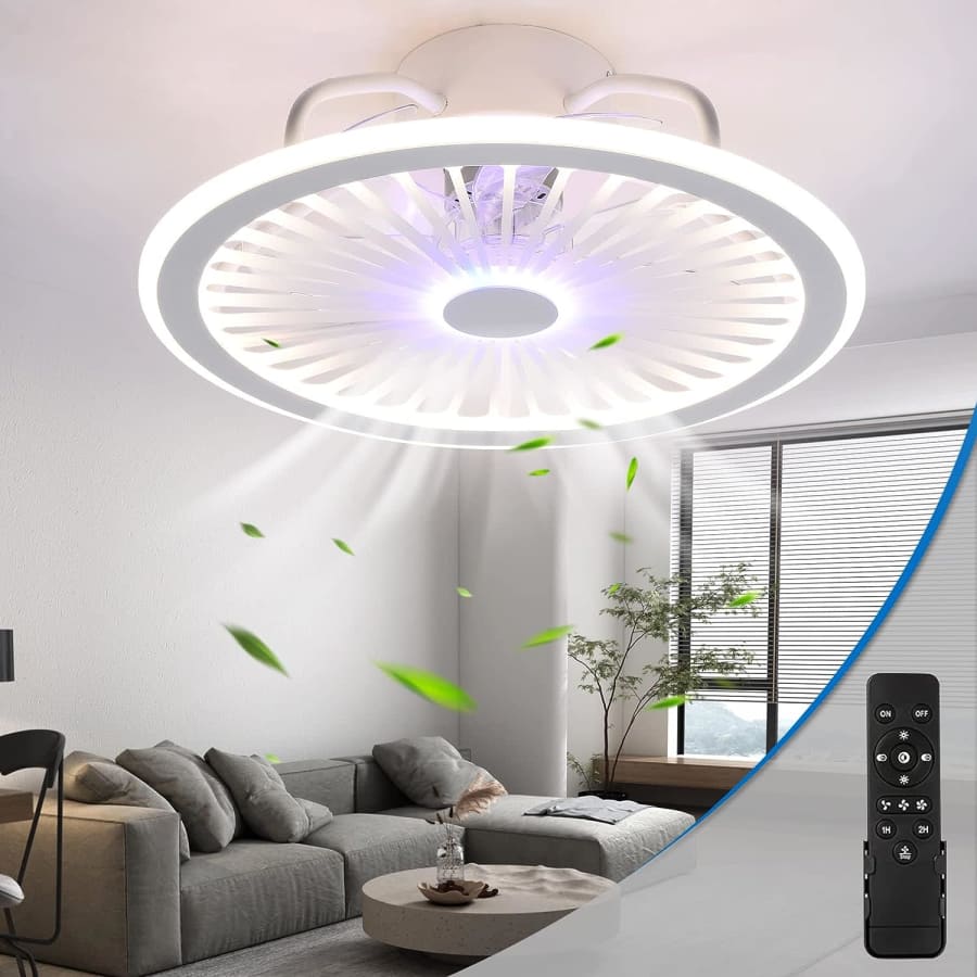 40W Low Profile Ceiling Fan with Lights for $119