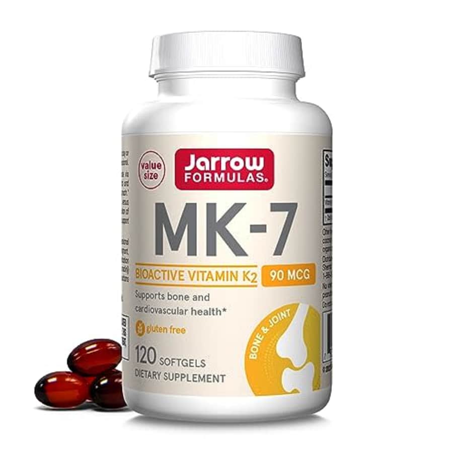 Jarrow Formulas MK-7 90 mcg - Bioactive Form of Vitamin K2 - 120 Servings (Softgels) - For Bone & for $30