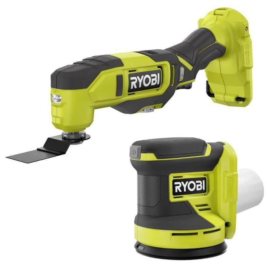 Ryobi One+ 18V Cordless Multi-Tool & 5" Random Orbit Sander Combo Kit (No Battery): $69 Ryobi One+ 18V Cordless Multi-Tool & 5" Random Orbit Sander Combo Kit (No Battery): $69