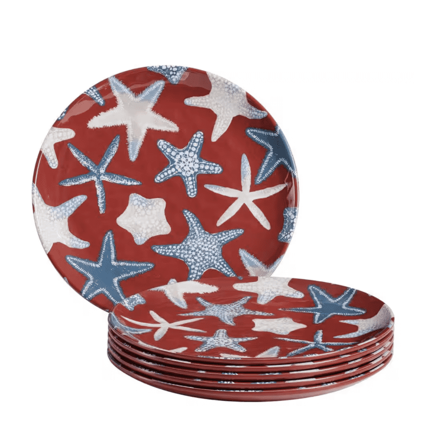 StyleWell Taryn Melamine Accent Plate 6-Pack for $8 StyleWell Taryn Melamine Accent Plate 6-Pack for $8