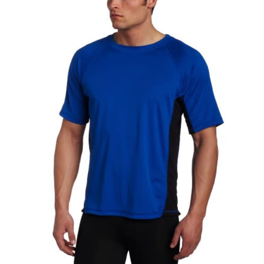 Kanu Surf Men's CB Rashguard UPF 50+ Swim Shirt (Regular & Extended Sizes), Royal, Small for $17 Kanu Surf Men's CB Rashguard UPF 50+ Swim Shirt (Regular & Extended Sizes), Royal, Small for $17