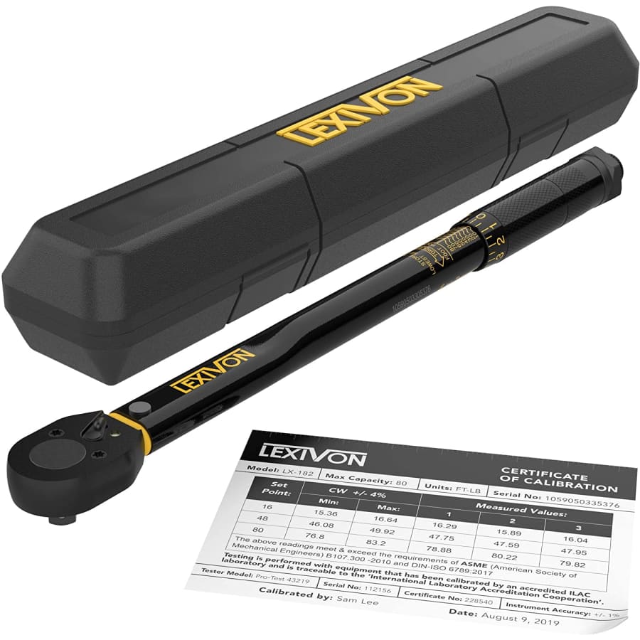 Lexivon 3/8" Drive Click Type Torque Wrench for $35 Lexivon 3/8" Drive Click Type Torque Wrench for $35