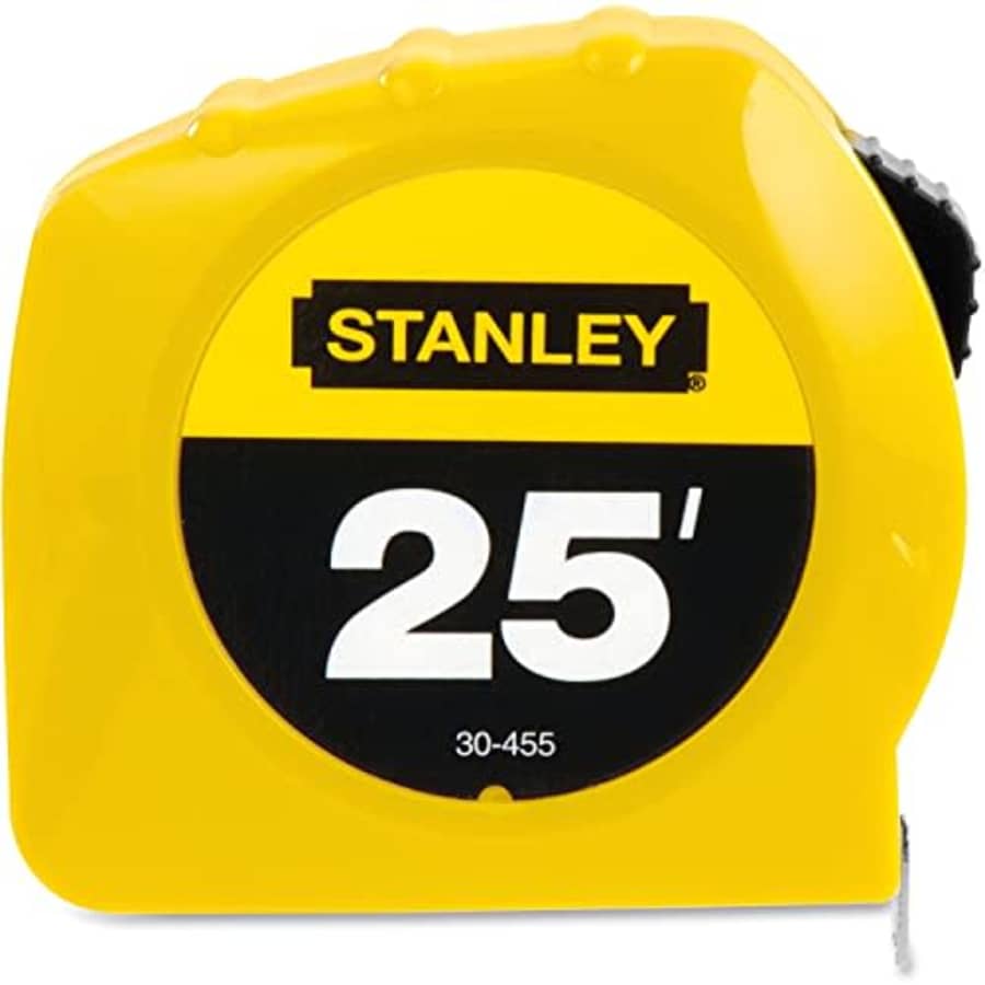 Bostitch Stanley 30455 Power Return Tape Measure, Plastic Case, 1-Inch x 25ft, Yellow for $15 Bostitch Stanley 30455 Power Return Tape Measure, Plastic Case, 1-Inch x 25ft, Yellow for $15