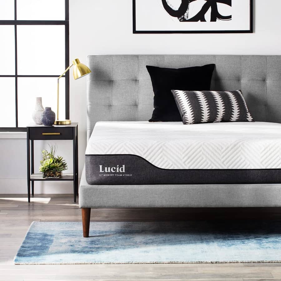 Lucid 12" Hybrid Queen Mattress for $500