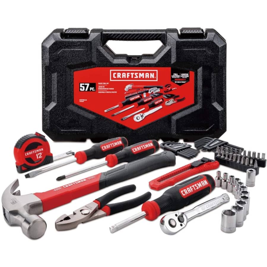 Craftsman 57-Piece Mixed Tool Set for $55