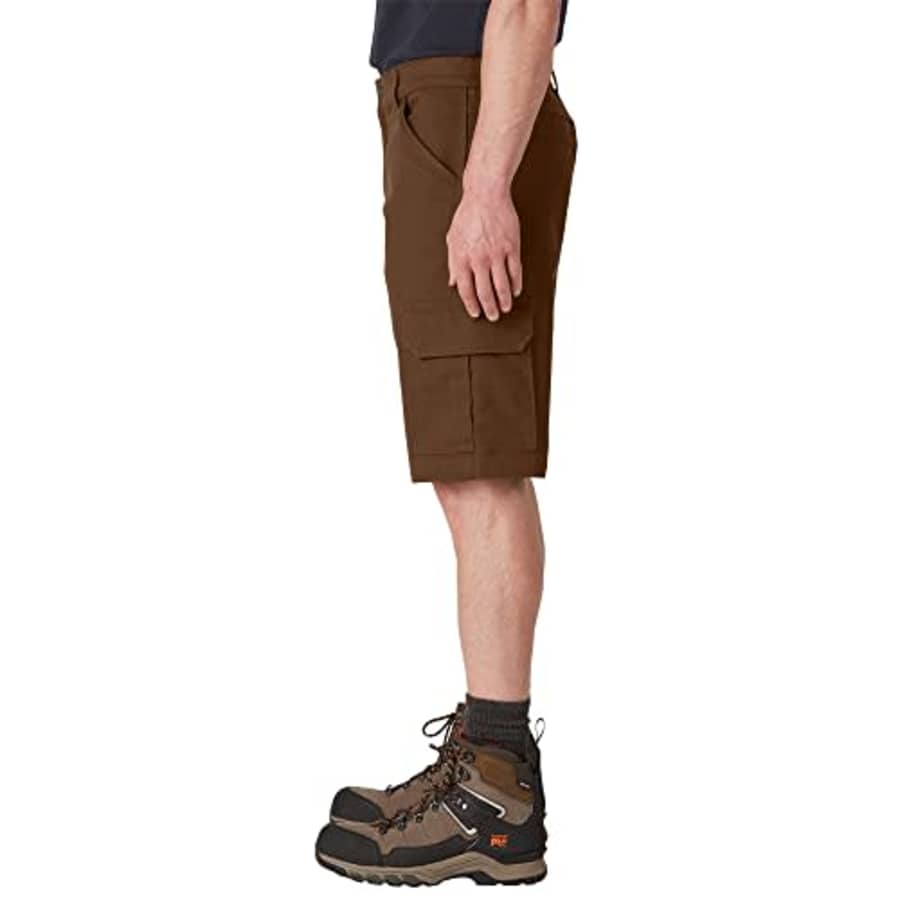 Dickies Men's DuraTech Ranger Duck Shorts, 11 in, Timber Brown, 30 for $46