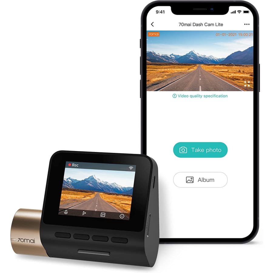 70mai 1080p Dash Cam Lite for $40
