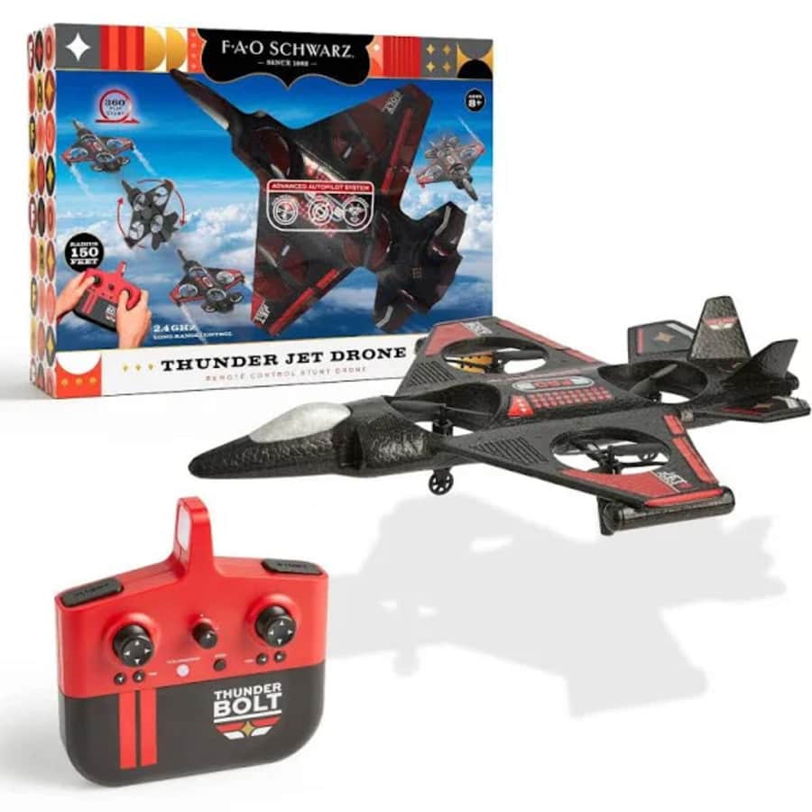 Used FAO Schwarz Thunderbolt Jet X2 Drone: $16