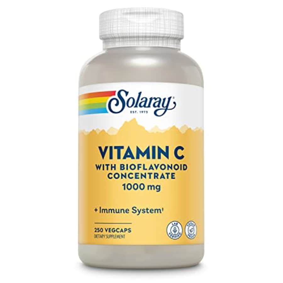 Solaray Vitamin C with Bioflavonoid Concentrate 1000mg, Healthy Immune Function, Skin, Hair & Nails for $28