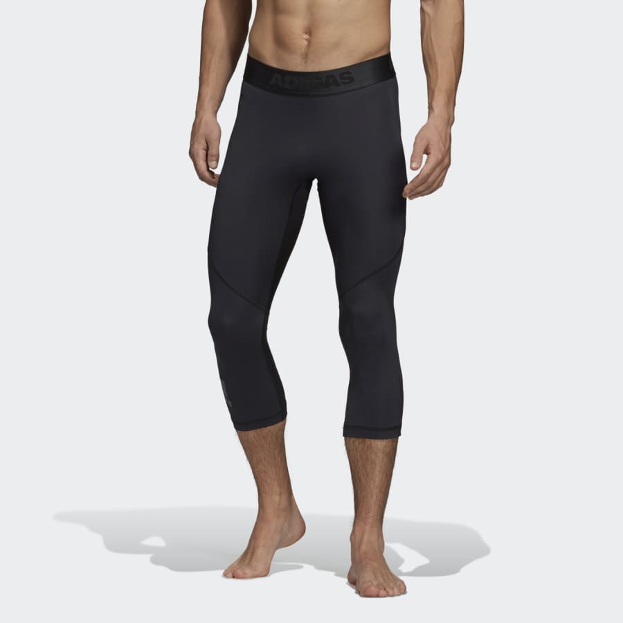 adidas Men's Alphaskin Sport 3/4 Compression Tights for $11 adidas Men's Alphaskin Sport 3/4 Compression Tights for $11