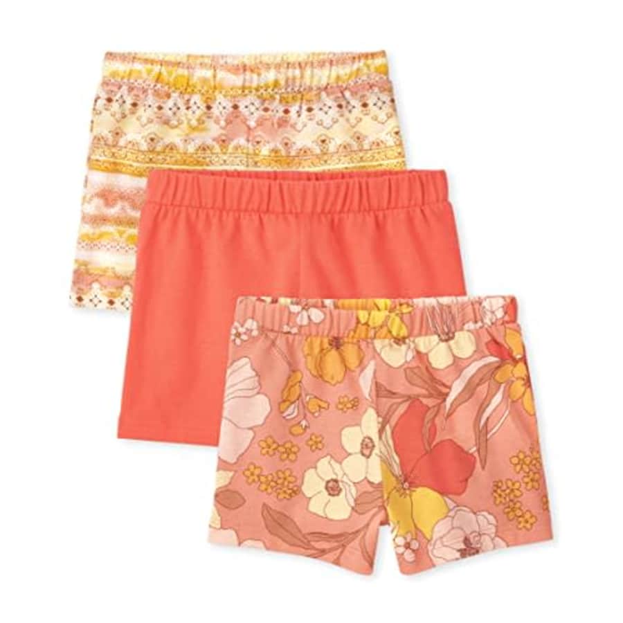 The Children's Place Baby and Toddler Girls Fashion Shorts, Floral/Rose Quartz/Desert Flower-3 for $36 The Children's Place Baby and Toddler Girls Fashion Shorts, Floral/Rose Quartz/Desert Flower-3 for $36