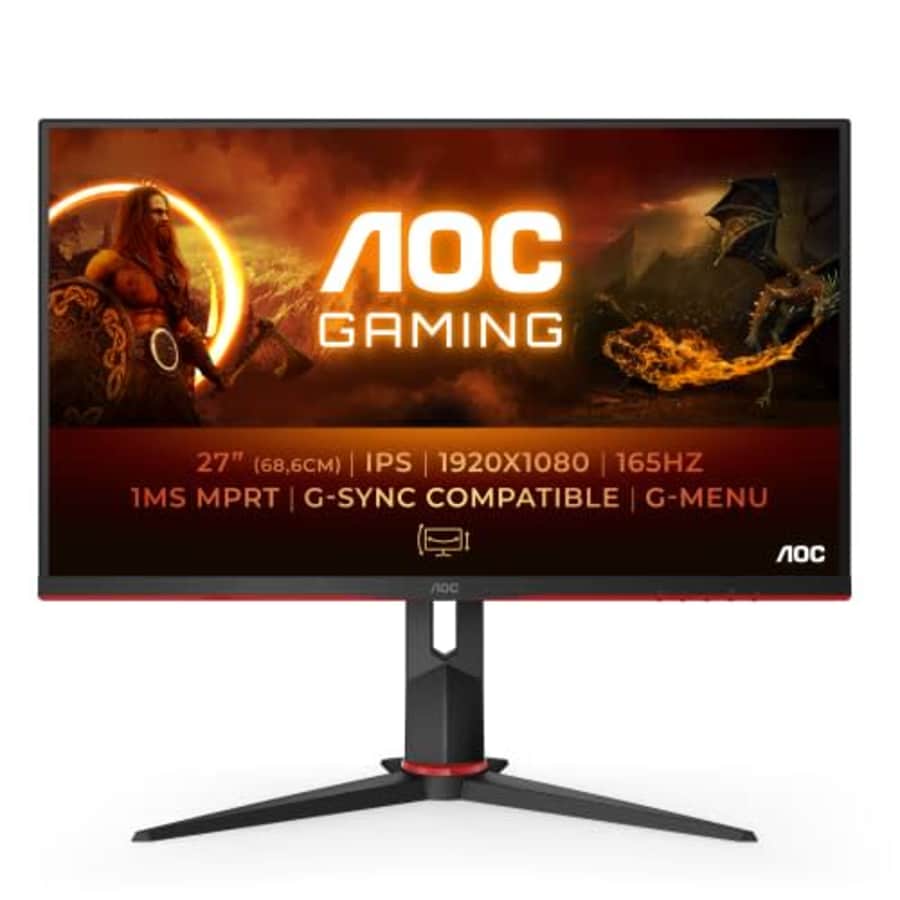 AOC Gaming 27G2SPU- 27 Inch FHD Monitor, 165Hz, IPS, 1ms MPRT, AMD FreeSync Premium, Speakers, for $621