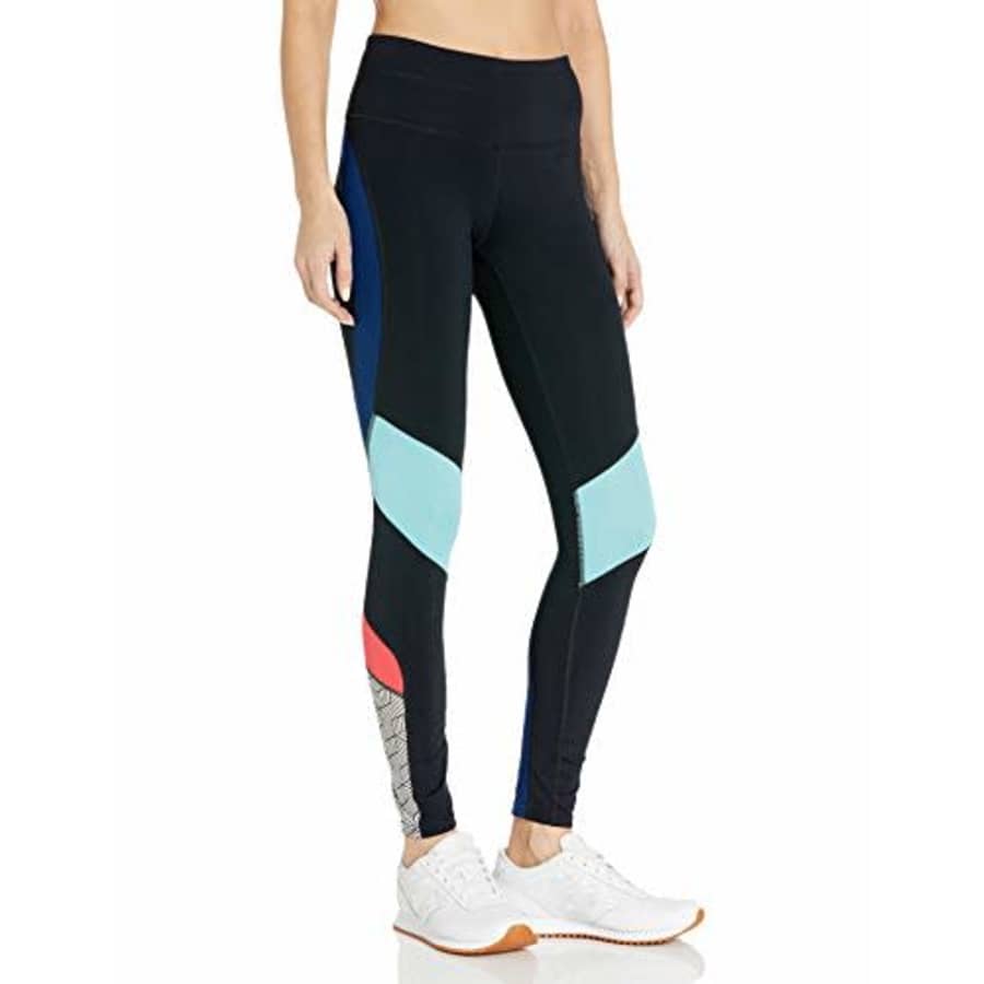 SHAPE activewear Women's Cross Trainer, Black/Cyberia Multi, XS for $65