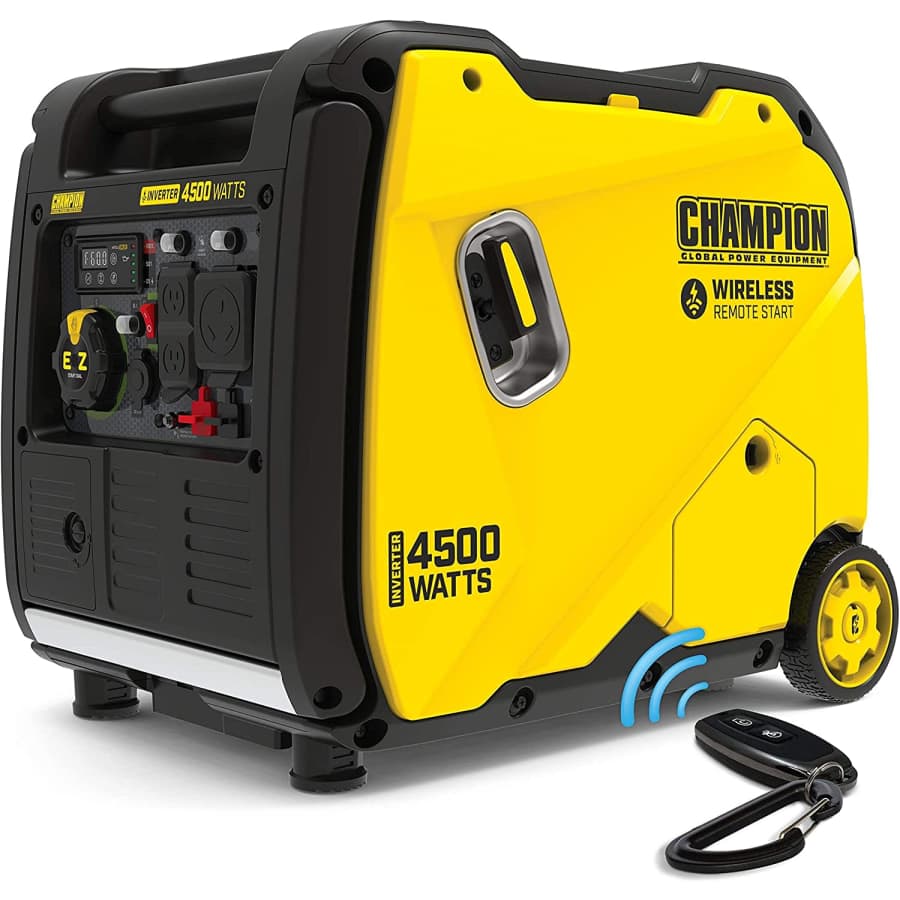 Champion Power Equipment 200987 4500-Watt RV Ready Portable Inverter Generator for $949 Champion Power Equipment 200987 4500-Watt RV Ready Portable Inverter Generator for $949